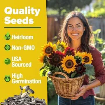 Home Grown Sunflower Seeds - 8 Varieties for Your Garden