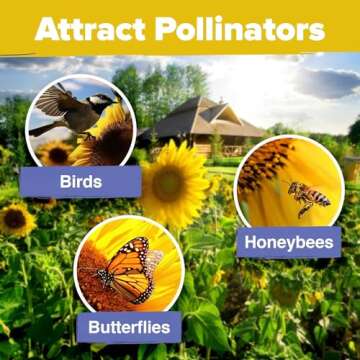 Home Grown Sunflower Seeds - 8 Varieties for Your Garden