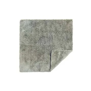 CARCAREZ Microfiber Towels for Cars, Car Drying Wash Detailing Towel with Plush Edgeless Microfiber Cloth (Grey)