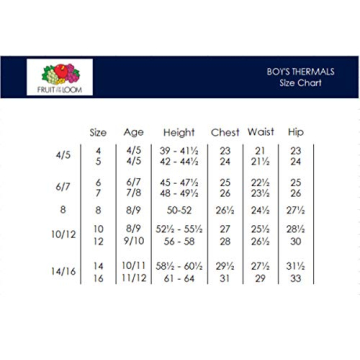 Fruit of the Loom Boys Thermal Waffle Underwear Set