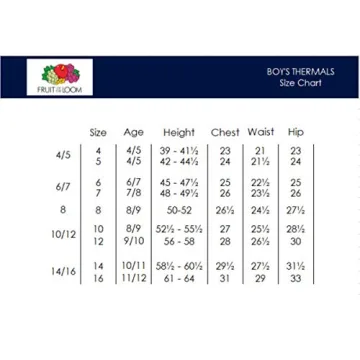 Fruit of the Loom Boys Thermal Waffle Underwear Set