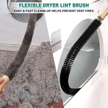 Sealegend Dryer Vent Vacuum Attachment Kit with Brush