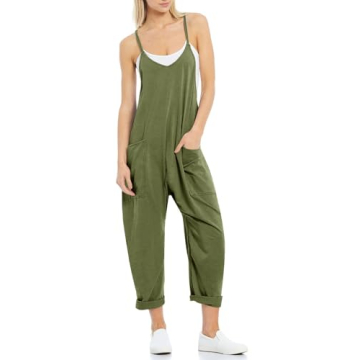 Stylish Tongmingyun Women's Casual Jumpsuit with Pockets