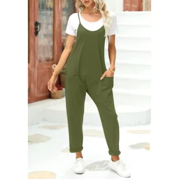Stylish Tongmingyun Women's Casual Jumpsuit with Pockets