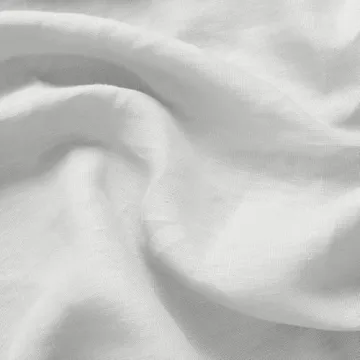 HPD Half Price Drapes French Linen Curtains 96 Inches Long Room Darkening Curtains for Bedroom & Living Room 50 X 96, (1 Panel), Crisp White