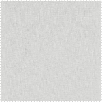 HPD Half Price Drapes French Linen Curtains 96 Inches Long Room Darkening Curtains for Bedroom & Living Room 50 X 96, (1 Panel), Crisp White