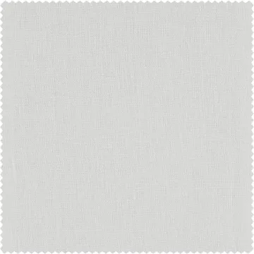 HPD Half Price Drapes French Linen Curtains 96 Inches Long Room Darkening Curtains for Bedroom & Living Room 50 X 96, (1 Panel), Crisp White