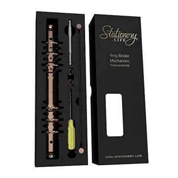 Rose Gold Ring Binder Kit for A5 & Personal Planners