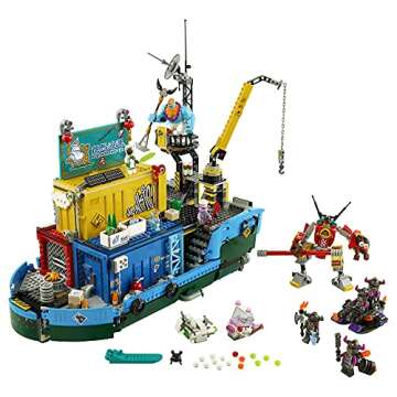 LEGO Monkie Kid: Monkie Kid’s Team Secret HQ 80013 Building Kit (1,959 Pieces)