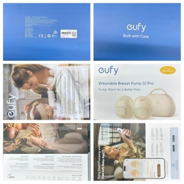 eufy Wearable Breast Pump S1 Pro with Heating Feature