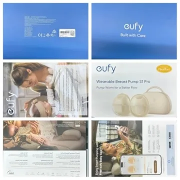 eufy Wearable Breast Pump S1 Pro with Heating Feature