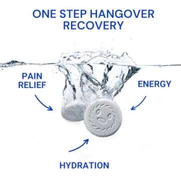 Blowfish for Hangovers - Fast Hangover Relief | FDA-Recognized Formulation - Guaranteed to Relieve Hangover Symptoms in 15 Minutes | Perfect for Weddings and Vacation Essentials | 20 Tablets