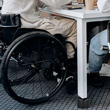 Adjustable Bed Risers - Maximize Space with Style