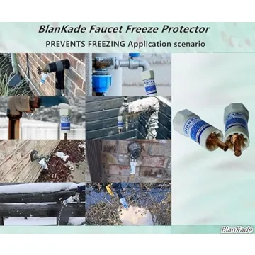 BlanKade Outdoor Faucet Freeze Protector for Outdoor Faucets That are Exposed to Freezing Temperatures,Outdoor Faucet Freeze Protector| Durable Replacement for Faucet Covers for Winter (2 Pack)