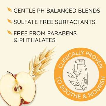 Aveeno Apple Cider Vinegar Clarifying Shampoo, Shine Enhancing, 12 fl oz