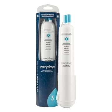 everydrop by Whirlpool Ice and Water Refrigerator Filter 3 - EDR3RXD1, Safe Drinking Water Solution!