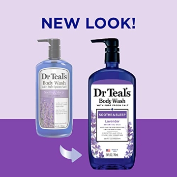Dr Teal's Lavender Body Wash with Pure Epsom Salt 24 oz
