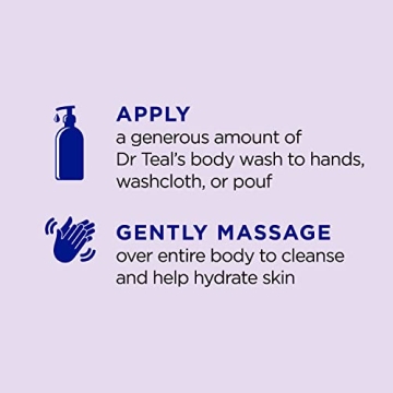 Dr Teal's Lavender Body Wash with Pure Epsom Salt 24 oz