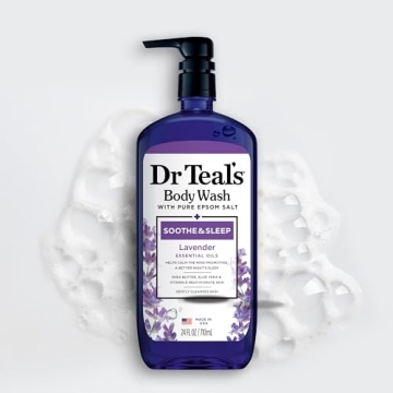 Dr Teal's Lavender Body Wash with Pure Epsom Salt 24 oz