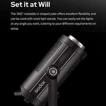 Godox SL200III Studio LED Video Light 215W High Power Photography Light 5600K±200K Dimmable 8 FX Li...
