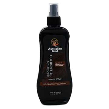 Australian Gold Intensifier Bronzing Dry Oil Spray 8 Ounce (Pack of 2)