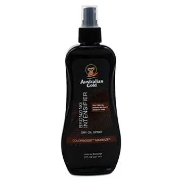 Australian Gold Intensifier Bronzing Dry Oil Spray 8 Ounce (Pack of 2)