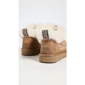 UGG Women's Classic Ultra Mini Alpine Fashion Boot, Chestnut, 7