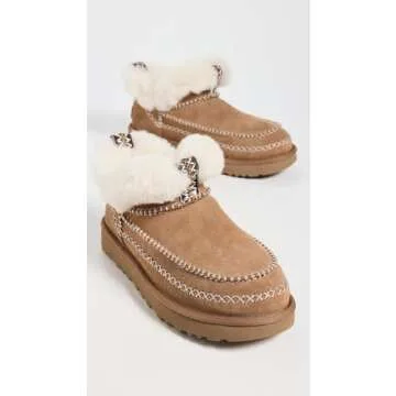 UGG Women's Classic Ultra Mini Alpine Fashion Boot, Chestnut, 7