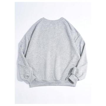 GORGLITTER Women's Oversized Graphic Sweatshirt for Comfort