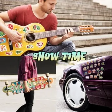 50PCS Christmas Stickers - Waterproof Festive Decor