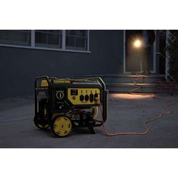 Champion Power Equipment 9375-Watt Dual Fuel Portable Generator, Electric Start