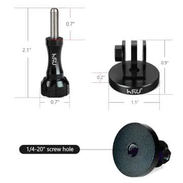 HSU Aluminum Alloy GoPro Mount - Durable & Reliable