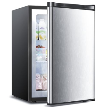 Electactic 3.0 Cu.ft Upright Freezer, Small Mini Freezer with Adjustable Thermostat, Removable Shelv...