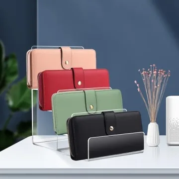 DOITOOL 4-Tier Acrylic Display Stand for Handbags