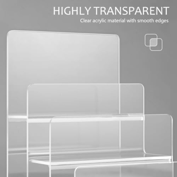 DOITOOL 4-Tier Acrylic Display Stand for Handbags