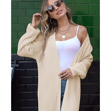Chic Oversized Long Cardigan Sweaters for Women