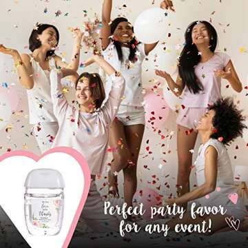 Pop Fizz Designs Hand Sanitizer Wedding Favors (10 pack) Mini Hand Sanitizer Party Favors, Travel Size Hand Sanitizer, Mini Hand Sanitizer Party Favors | 10 Floral 1oz Gels