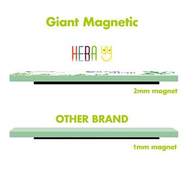 90 Pages Meal Planner with Grocery List & Magnet Base