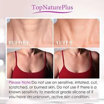 Reusable Silicone Wrinkle Pads for Neck and Chest