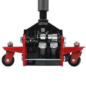 AFF 2 Ton Professional Heavy Duty Steel with 2 Piece Handle, Low Profile, Quick Lift Turner Service Floor Jack, 202T