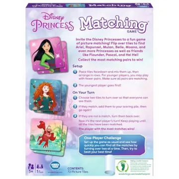 Engaging Disney Princess Matching Game for Kids | Wonder Forge