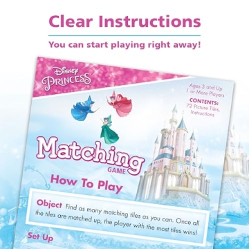 Engaging Disney Princess Matching Game for Kids | Wonder Forge