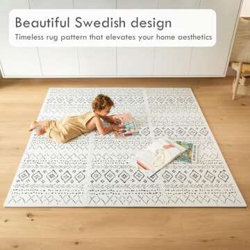 Lillefolk Baby Foam Play Mat - Baby Playmat | Tiles for Kids Interlocking Mat - Foam Baby Mat for Ba...