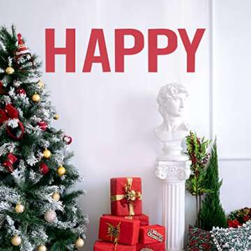 Wooden Letters 12 Inch, Wooden Letter 1/5 Inch Thickness Unfinished Large Wooden Letters for Crafts, Wall Decor, DIY Craft Projects, Wedding Birthday Party Home Decorations