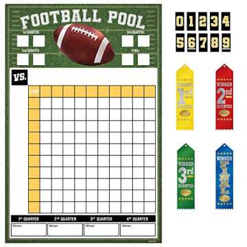 Ultimate Football Pool Game with Ribbons for Parties