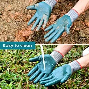 Quality Gardening Gloves for Men and Women – 6 Pair Set