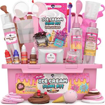Original Mini Slime Kit for Girls - Ice Cream Edition