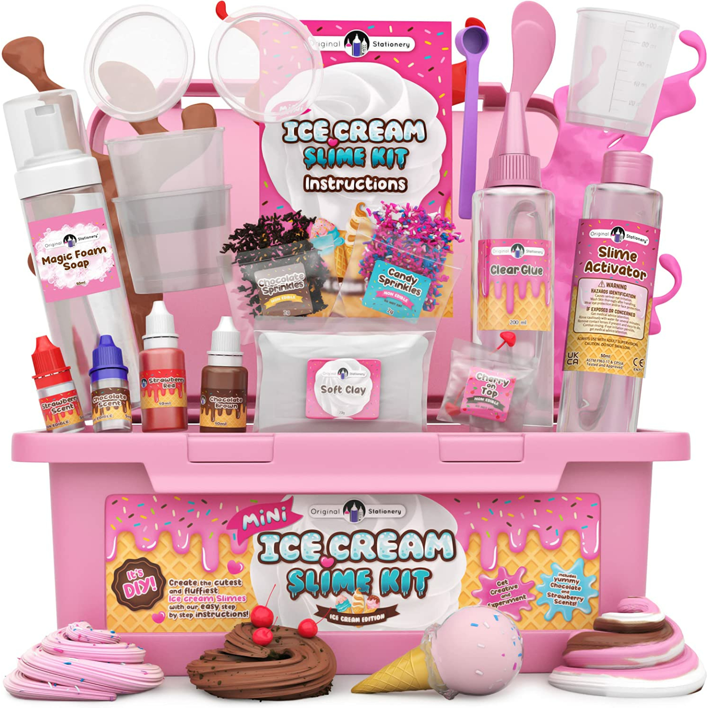 Mini Ice Cream Slime Kit for Girls