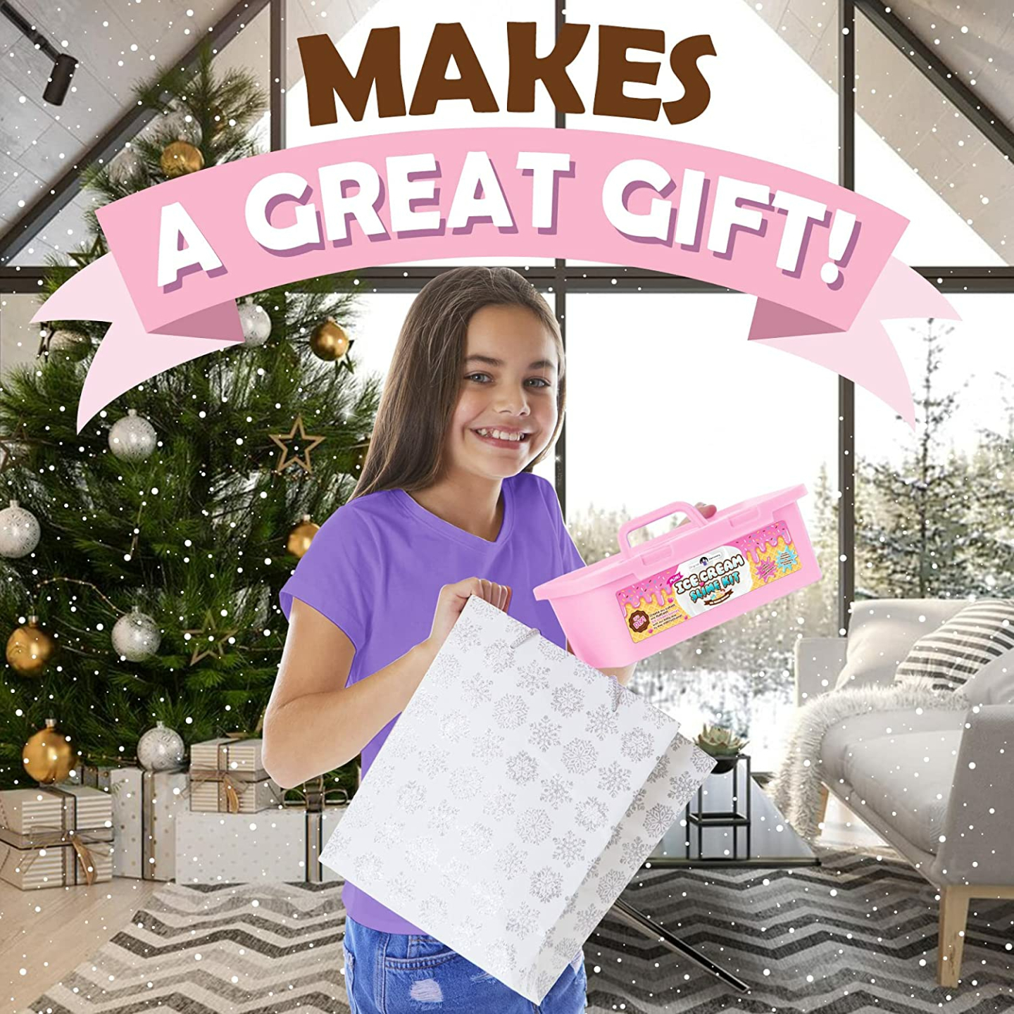 Mini Ice Cream Slime Kit for Girls