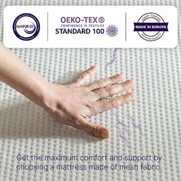 NapQueen 8 Inch Full Size Mattress, Bamboo Charcoal Memory Foam Mattress, Bed in a Box